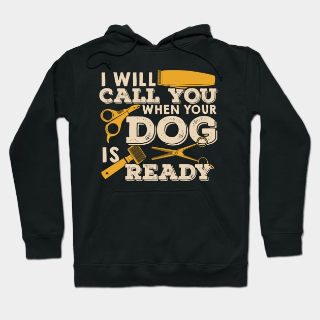 Dog Grooming Groomer Gift Hoodie by Dolde08